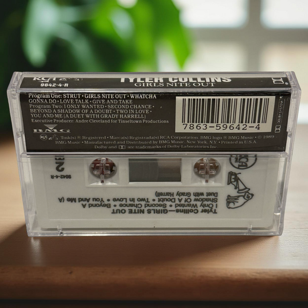 •TYLER COLLINS - GIRLS NITE OUT• ~1989 OG PRESSING~ (CASSETTE TAPE)