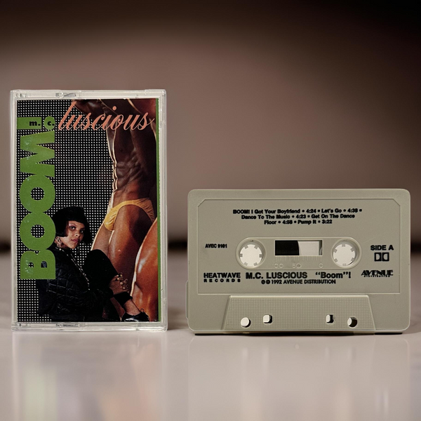 •M.C. LUSCIOUS ~ “BOOM”!• ~1992 OG PRESSING~ (CASSETTE TAPE) (1)