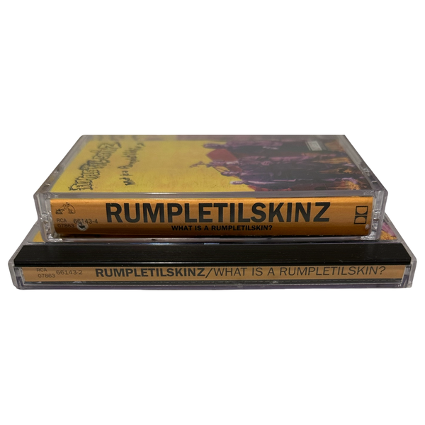 •RUMPLETILSKINZ - WHAT IS A RUMPLETILSKIN?• ~1993 OG PRESSINGS~ (PROMO CD & PROMO CASSETTE TAPE) (HOLE PUNCHES)