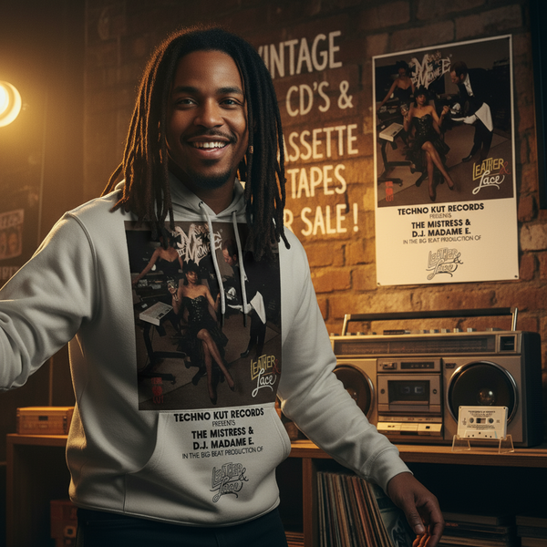 •THE MISTRESS & D.J. MADAME E. - LEATHER AND LACE• ~1989 OG PRESSING~ (CASSETTE TAPE)