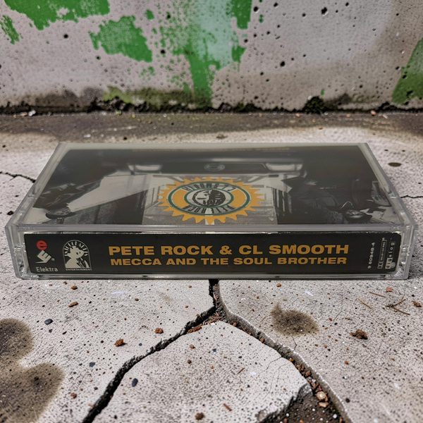 •PETE ROCK & C.L. SMOOTH ~ MECCA AND THE SOUL BROTHER• ~1992 OG PRESSINGS~ (CASSETTE TAPE)