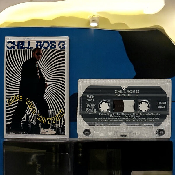 •CHILL ROB G ~ RIDE THE RHYTHM• ~1989 OG PRESSING~ (CASSETTE TAPE) (2)
