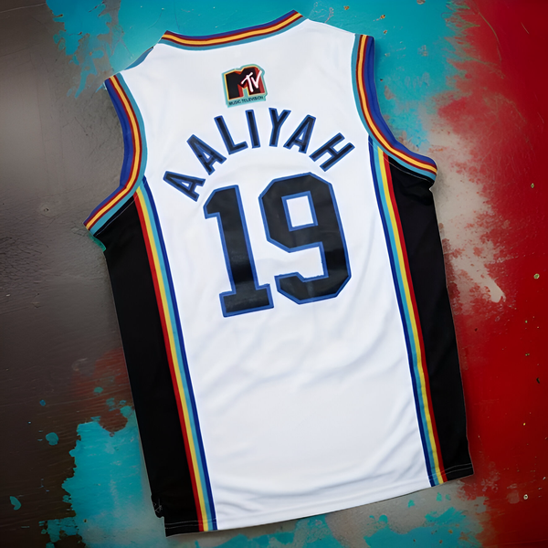 *BRICK LAYERS 19 AALIYAH* Basketball Jerseys (Stitched Logos & Numbers)