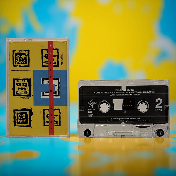 •E.U. - LIVIN’ LARGE• ~1989 OG PRESSING~ (CASSETTE TAPE)