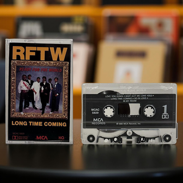 •READY FOR THE WORLD - LONG TIME COMING• ~1986 OG PRESSING~ (CASSETTE TAPE)