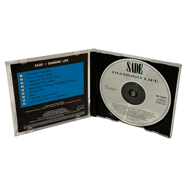 •SADE - DIAMOND LIFE• ~1985 OG CANADIAN PRESSINGS~ (CD & CASSETTE TAPE)