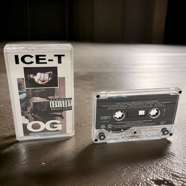 •ICE-T ~ O.G. ORIGINAL GANGSTER• (1991 OG PRESSING) (CASSETTE TAPE) (2)