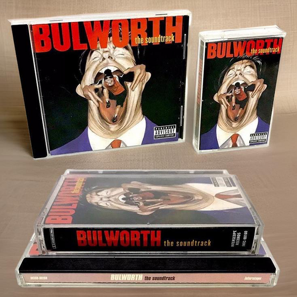 •BULLWORTH - MUSIC FROM THE ORIGINAL MOTION PICTURE• (1998) (CASSETTE & CD AVAILABLE) (ORIGINAL PRESSINGS)