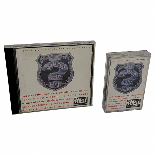 •WHO’S THE MAN? ~ ORIGINAL MOTION PICTURE SOUNDTRACK• ~1993 OG PRESSINGS~ (CD & CASSETTE TAPE)