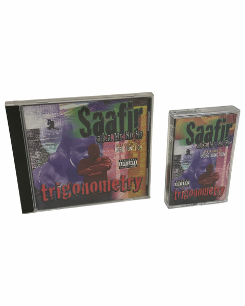 •SAAFIR A.K.A. MR. NO NO - TRIGONOMETRY• ~1998 OG PRESSINGS~ (CD & CASSETTE TAPE)