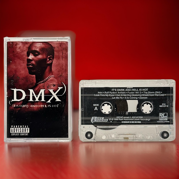 •DMX ~ IT’S DARK AND HELL IS HOT• ~1998 OG PRESSING~ (CASSETTE TAPE)