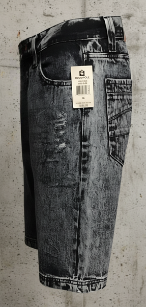 *SOUTHPOLE*’ (ACID BLUE) ~RIPPED DENIM SHORTS~ (WAIST 30'')