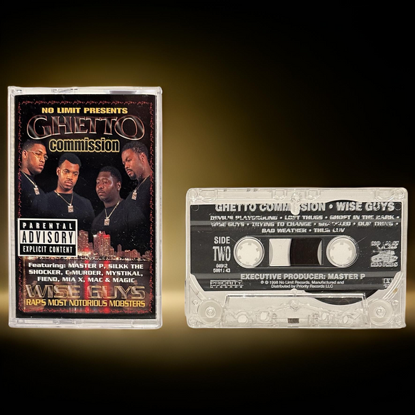 •GHETTO COMMISSION ~ WISE GUYS• ~1998 OG PRESSING~ (NO LIMIT) (CASSETTE TAPE)
