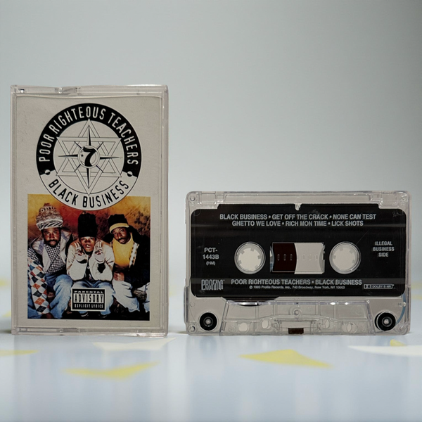 •POOR RIGHTEOUS TEACHERS - BLACK BUSINESS• ~1993 OG PRESSING~ (CASSETTE TAPE)