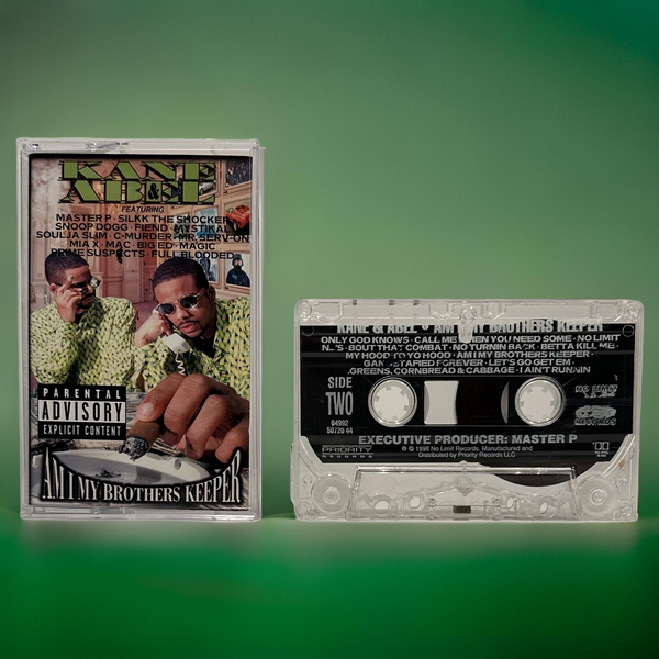 •KANE & ABEL ~ AM I MY BROTHERS KEEPER• ~1998 OG PRESSING~ (NO LIMIT) (CASSETTE TAPE)