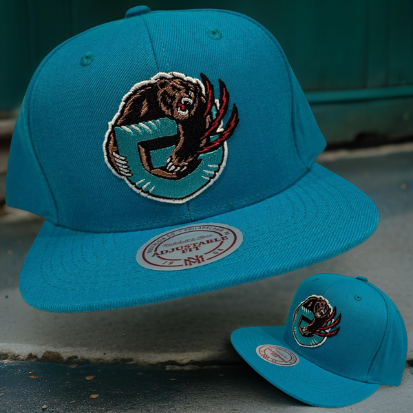 *Vancouver Grizzlies* snapback hats by Mitchell & Ness