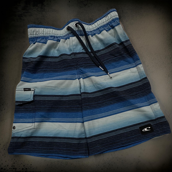 •PRE-LOVED• *O’NEILL* ~boys swimming trunks~ (lined with side pocket) (BOYS SMALL)