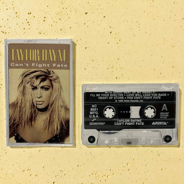 •TAYLOR DANE ~ CAN’T FIGHT FATE• ~1989 OG PRESSING~ (CASSETTE TAPE)