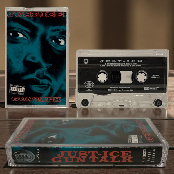 •JUST-ICE - GUN TALK• ~1993 OG PRESSING~ (CASSETTE TAPE)