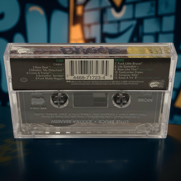 •LITTLE BRUCE ~ XXXTRA MANISH• ~1995 OG PRESSING~ (CASSETTE TAPE)