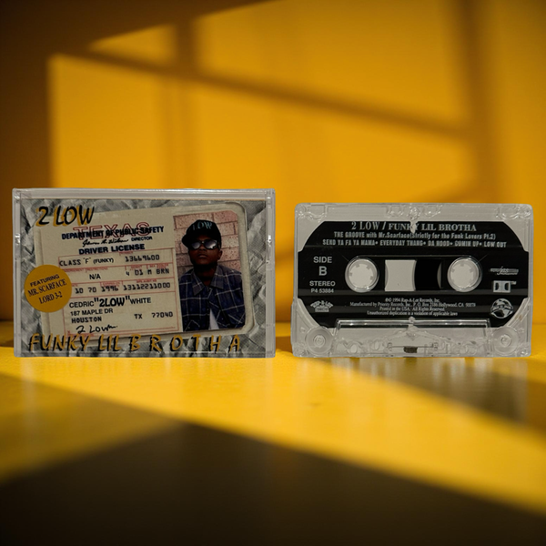 •2 LOW - FUNKY LIL BROTHA• ~1994 OG PRESSING~ (CASSETTE TAPE)