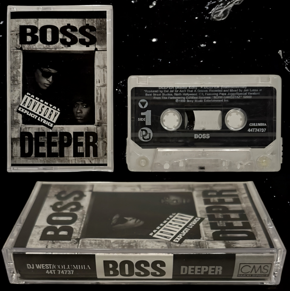 •BOSS - DEEPER• ~1993 OG MAXI-SINGLE~ (CASSETTE TAPE)