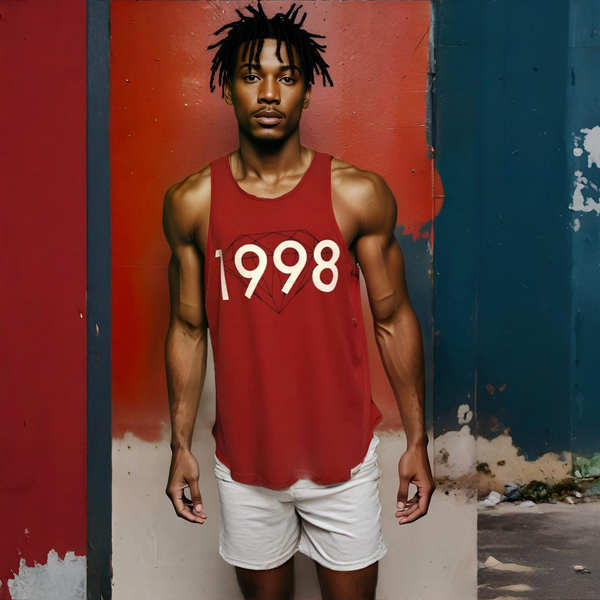 ^DIAMOND SUPPLY CO.^ (RED) ~1998~ TANK TOP