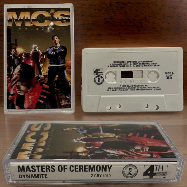 •MASTERS OF CEREMONY ~ DYNAMITE• ~1988 OG PRESSING~ (CASSETTE TAPE)