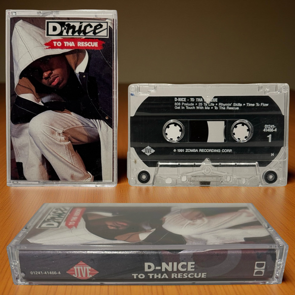 •D-NICE - TO THA RESCUE• ~1991 OG PRESSING~ (CASSETTE TAPE)
