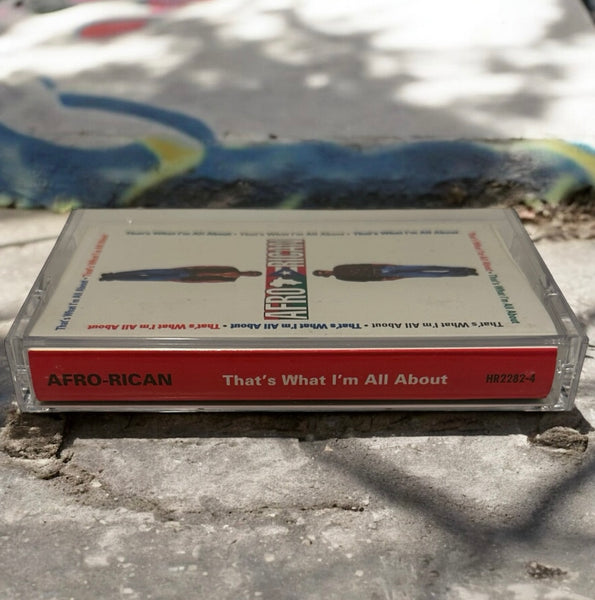 •AFRO RICAN - THAT’S WHAT I’M ABOUT• ~1993 OG PRESSING~ (MAXI -SINGLE CASSETTE TAPE)