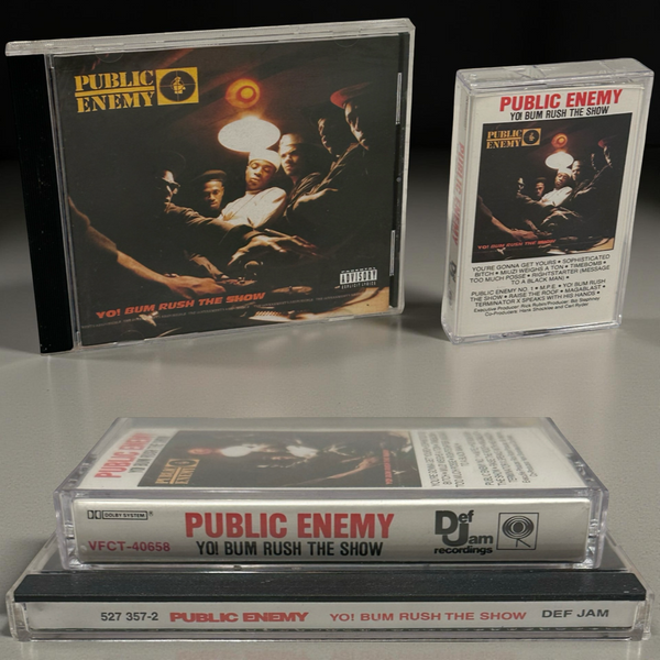 •PUBLIC ENEMY - YO! BUM RUSH THE SHOW• ~1987 OG PRESSINGS~ (CD & CASSETTE TAPE)