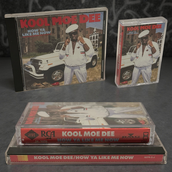 •KOOL MOE DEE - HOW YA LIKE ME NOW• ~1987 OG PRESSINGS~ (CD & CASSETTE TAPE)