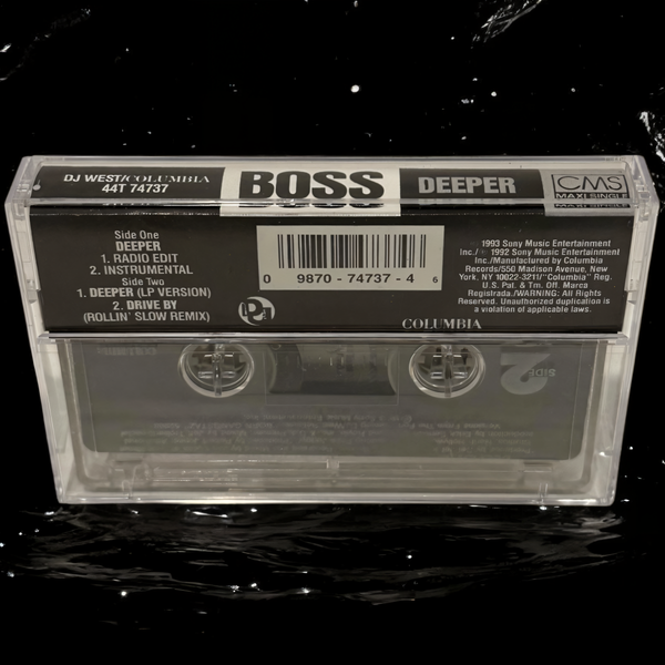 •BOSS - DEEPER• ~1993 OG MAXI-SINGLE~ (CASSETTE TAPE)