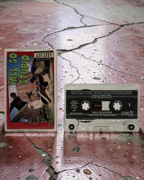 •YALL SO STUPID ~ A VAN FULL OF PAKISTANS• ~1993 OG PROMO PRESSING~ (CASSETTE TAPE)