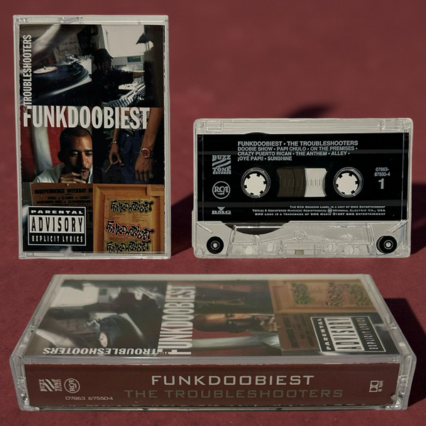 •FUNKDOOBIEST - THE TROUBLE SHOOTERS• ~1997 OG PRESSING~ (CASSETTE TAPE)