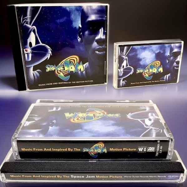 •SPACE JAM - MUSIC FROM THE ORIGINAL MOTION PICTURE• (1996) (CASSETTE & CD AVAILABLE) (ORIGINAL PRESSINGS)