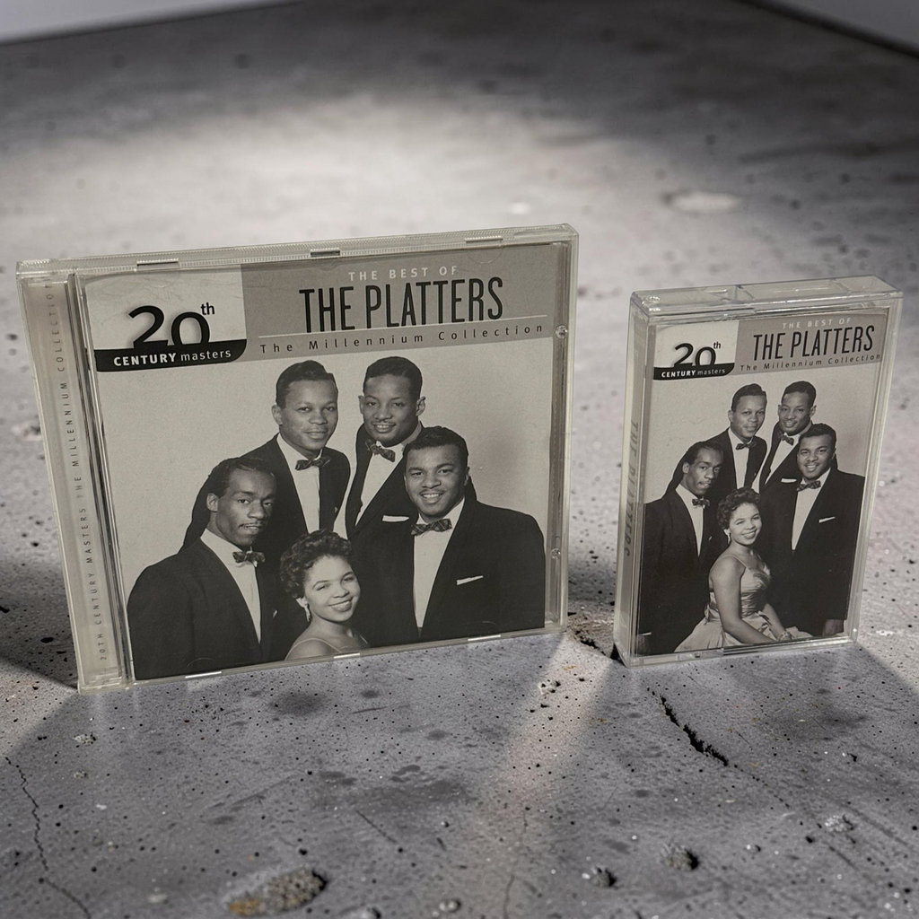 •THE PLATTERS ~ THE BEST OF• ~1999 MILLENNIUM COLLECTION~ (CD & CASSETTE TAPE)