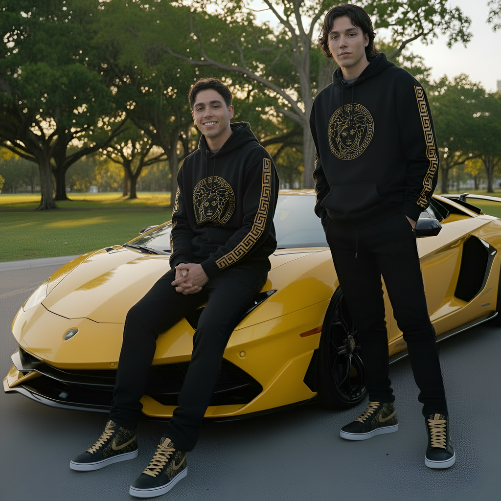 *V3R$@C3* ~Pullover Hoodie~ (Embroidered)