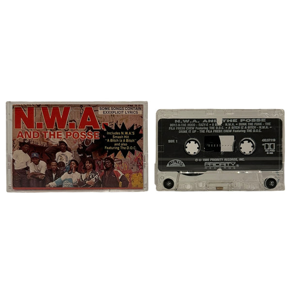•N.W.A & THE POSSE - COMPILATION• ~1989 OG REPRESINGS~ (CD & CASSETTE TAPE) (ORIGINALLY RELEASED IN 1986)