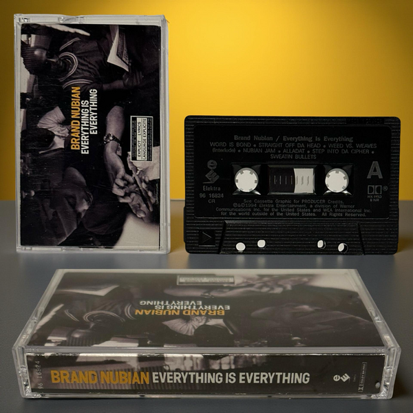 •BRAND NUBIAN - EVERYTHING IS EVERYTHING• ~1994 OG CANADIAN PRESSING~ (CASSETTE TAPE) (BLACK SHELL)