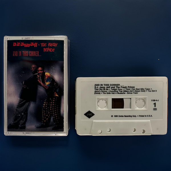 •D.J. JAZZY JEFF AND THE FRESH PRINCE - …AND IN THIS CORNER• ~1989 OG PRESS~ (CLUB) (CASSETTE TAPE) (1)