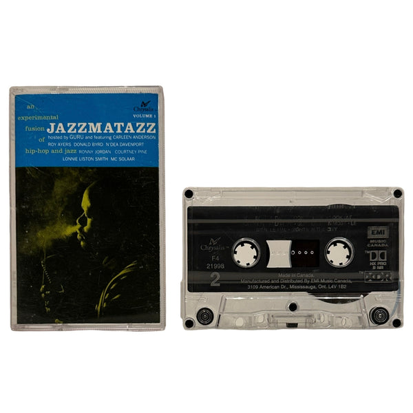 •GURU - JAZZMATAZZ VOL. 1• ~1993 OG CANADIAN PRESSINGS~ (CD & CASSETTE TAPE)