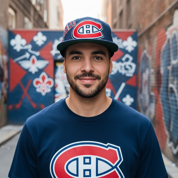 *Montreal Canadiens* snapback hats by Mitchell & Ness