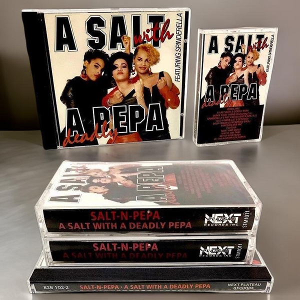 •SALT-N-PEPA - A SALT WITH A DEADLY PEPA• (1988) (CASSETTE & CD AVAILABLE) (ORIGINAL PRESSINGS)