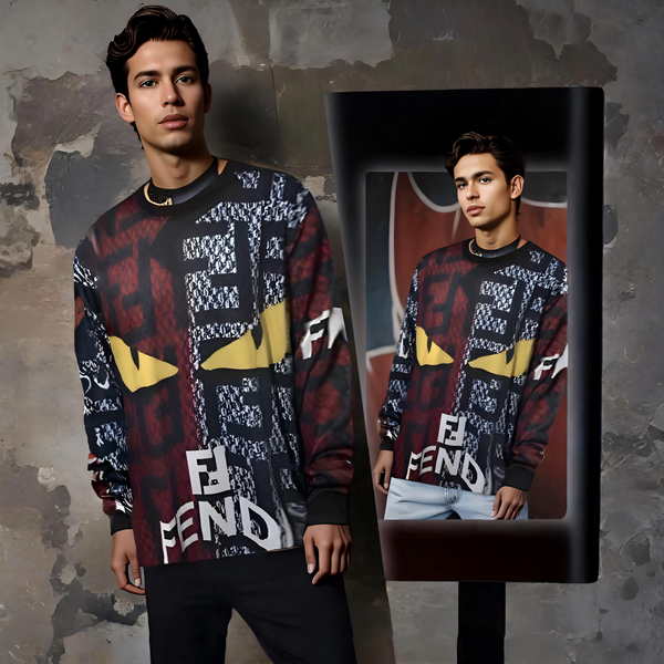 ^F3ND!^ ~ALL OVER PRINT~ LONG SLEEVE SUMMER TEES