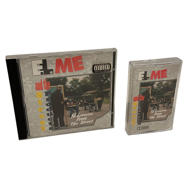 •E.L. ME AND THE STREET PRODUCTS - 16 LESSONS FROM THE STREETS• ~1992 OG PRESSINGS~ (CD & CASSETTE TAPE)