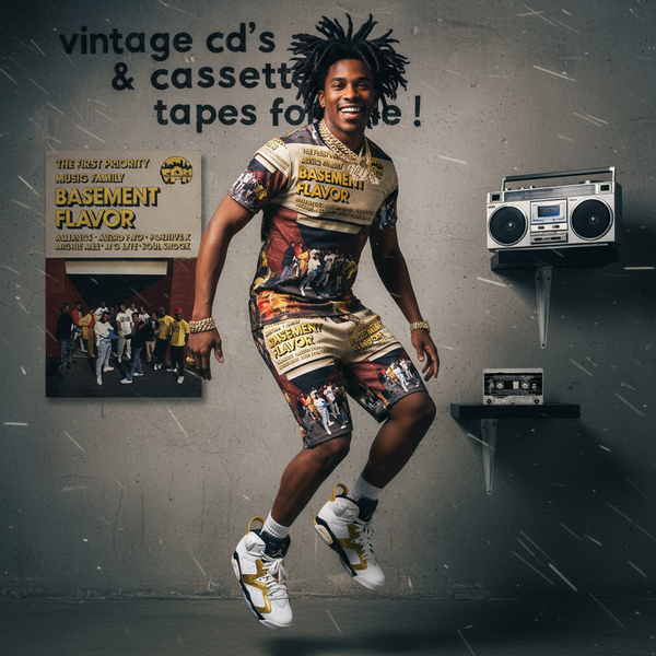 •FIRST PRIORITY MUSIC FAMILY - BASEMENT FLAVOR• ~1988 OG PRESSING~ (CASSETTE TAPE)