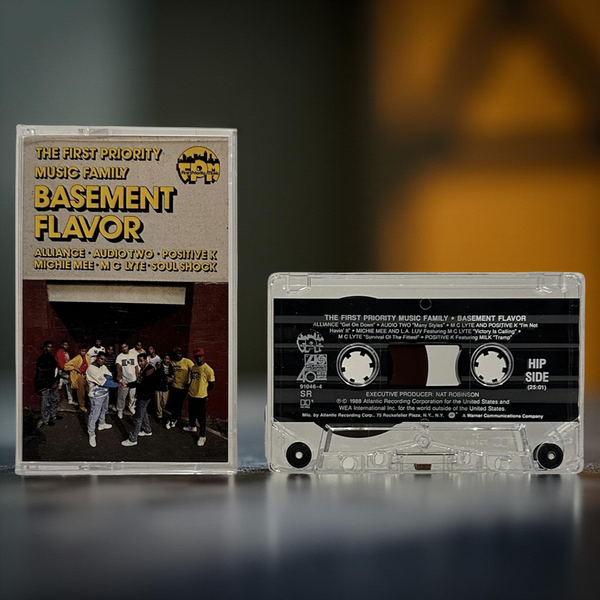 •FIRST PRIORITY MUSIC FAMILY - BASEMENT FLAVOR• ~1988 OG PRESSING~ (CASSETTE TAPE)