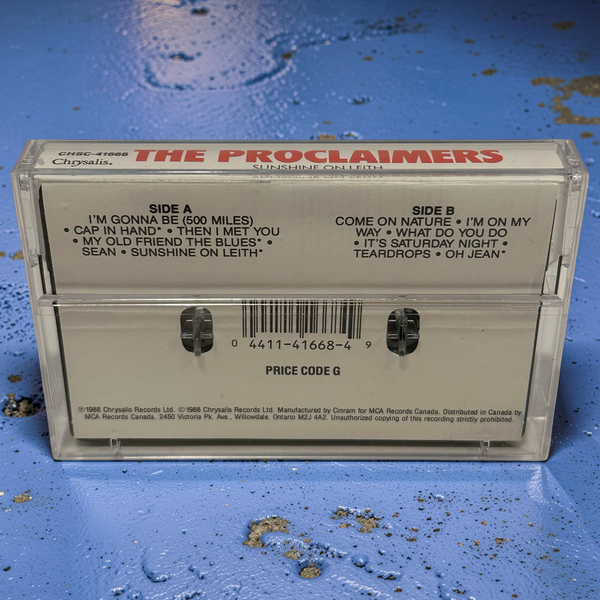 •THE PROCLAIMERS ~ SUNSHINE ON LEITH• ~1988 OG CANADIAN PRESSINGS~ (CD & CASSETTE TAPE)