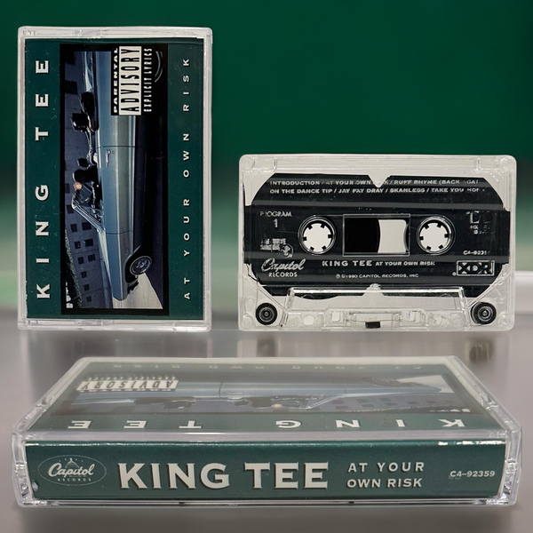 •KING TEE - AT YOUR OWN RISK• ~1990 ORIGINAL PRESSING~ (CASSETTE TAPE)